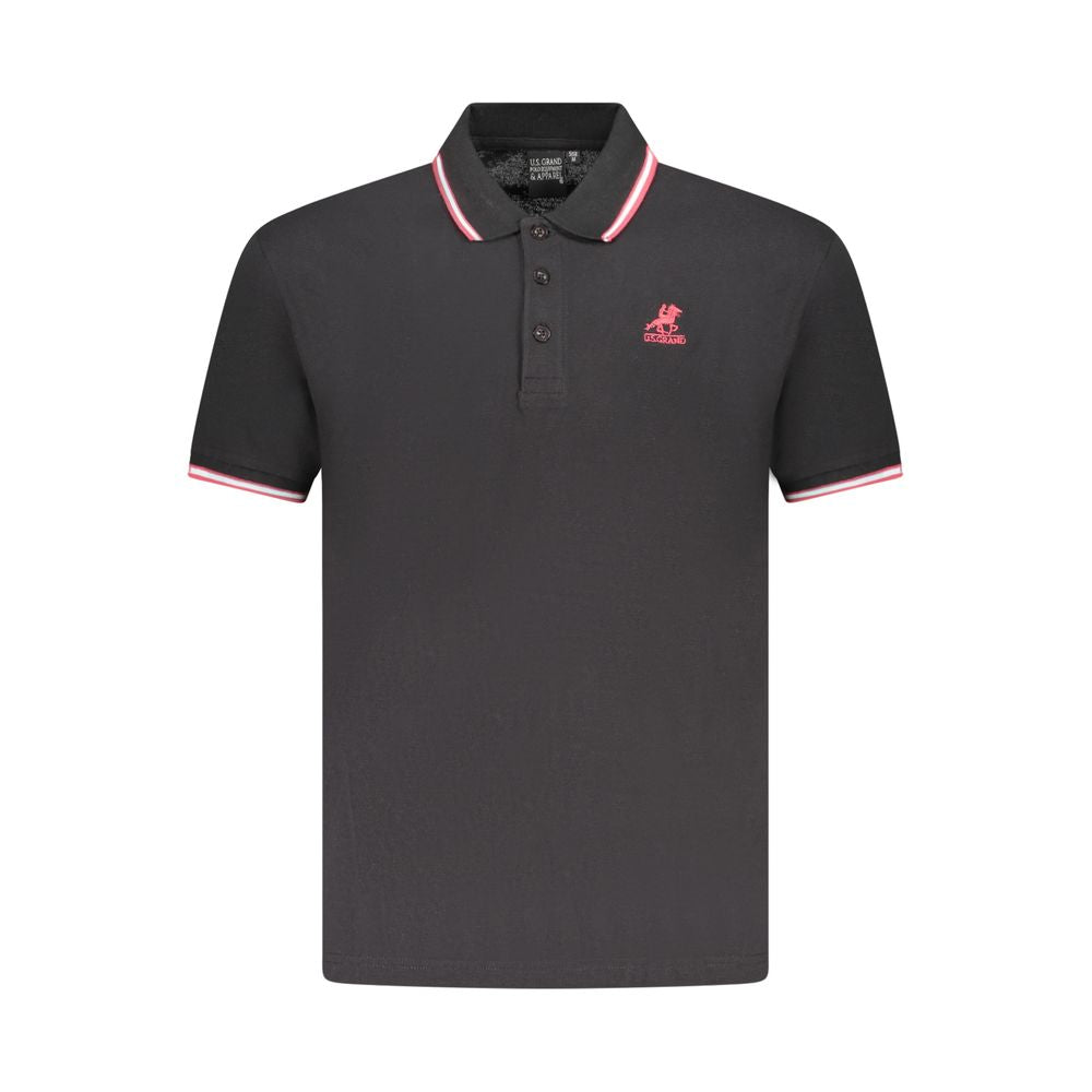 Polo US Grand Polo en coton noir pour homme