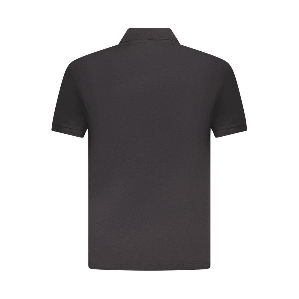 US Grand Polo Black Cotton Men Polo Shirt