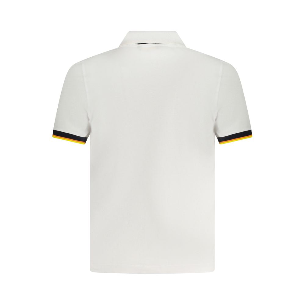 Polo en coton blanc K-WAY