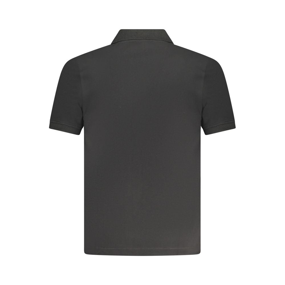 Polo en coton noir K-WAY