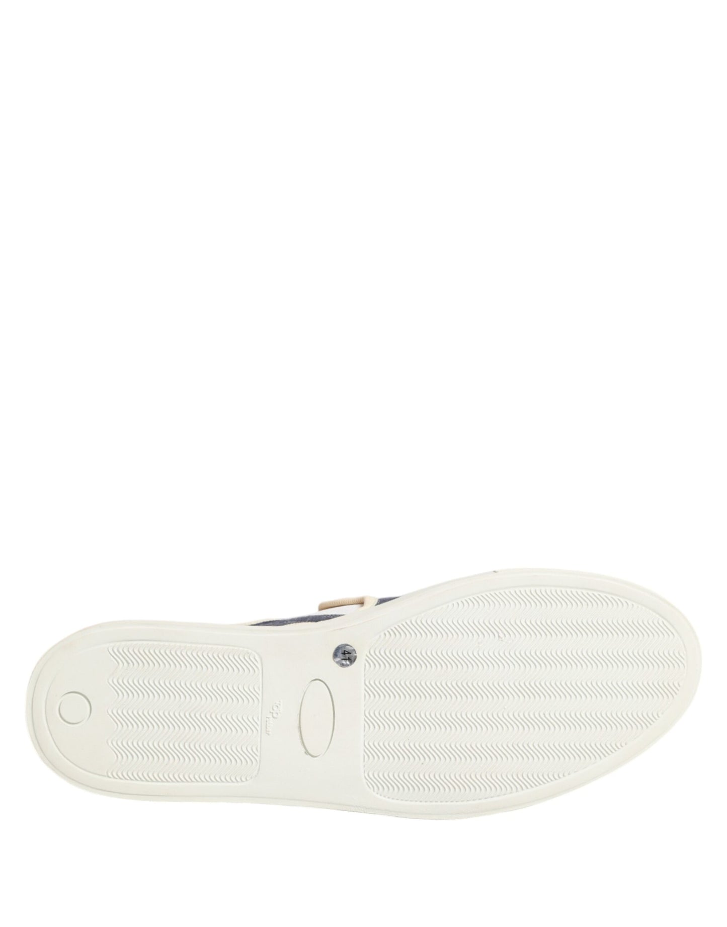 Chaussures basses décontractées Jucca en toile à rayures bleues et blanches pour homme