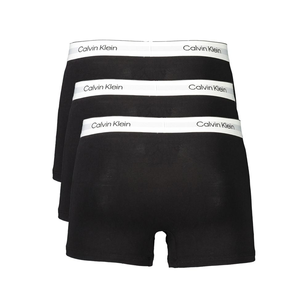 Calvin Klein Black Cotton Men Boxer Shorts