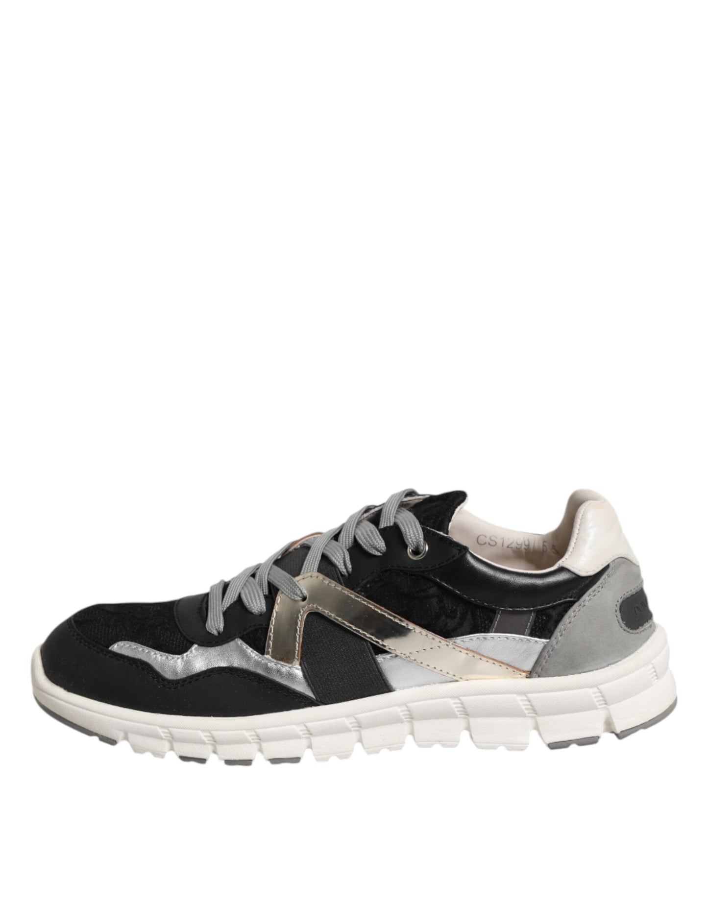 Dolce & Gabbana Multicolor Leather Suede Low Top Sneaker Shoes by Dolce & Gabbana