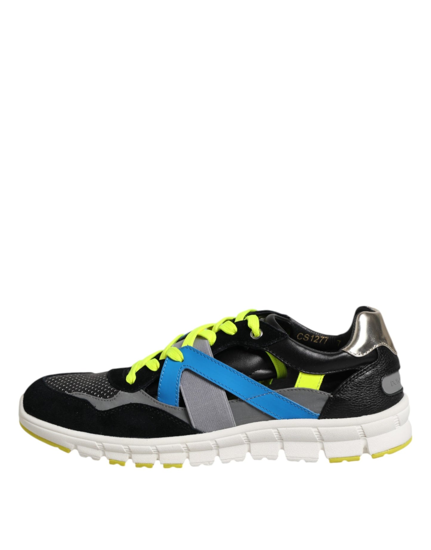Dolce & Gabbana Multicolor Lace Up Low Top Men Sneakers Shoes by Dolce & Gabbana