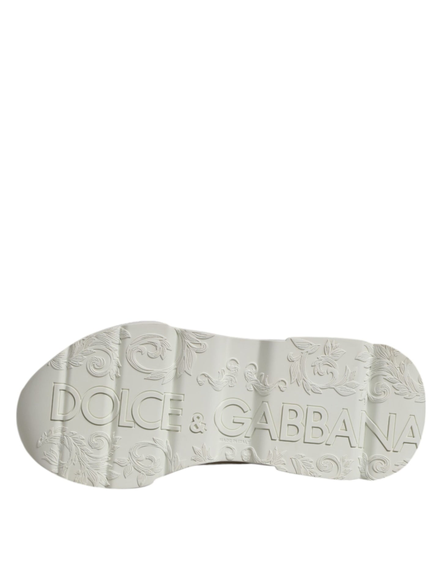 Dolce & Gabbana White Low Top Daymaster Men Sneakers Shoes by Dolce & Gabbana