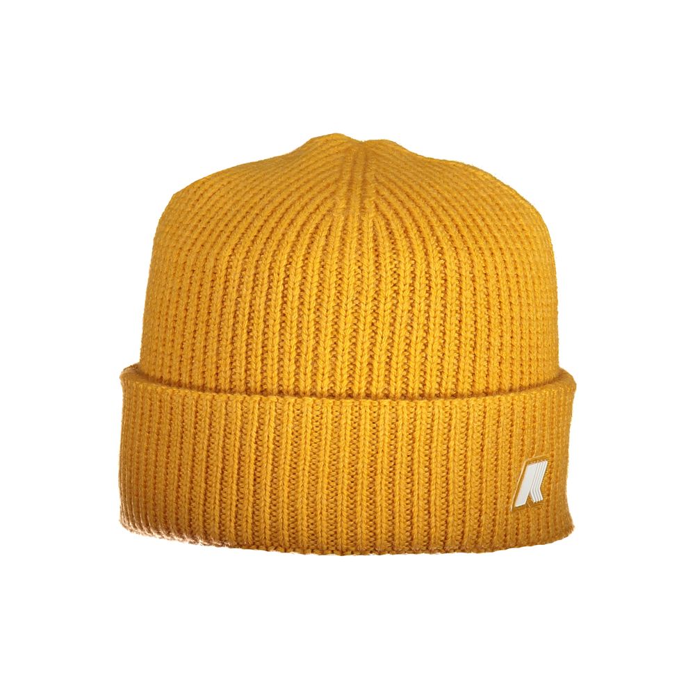 Casquette K-WAY en laine jaune pour homme