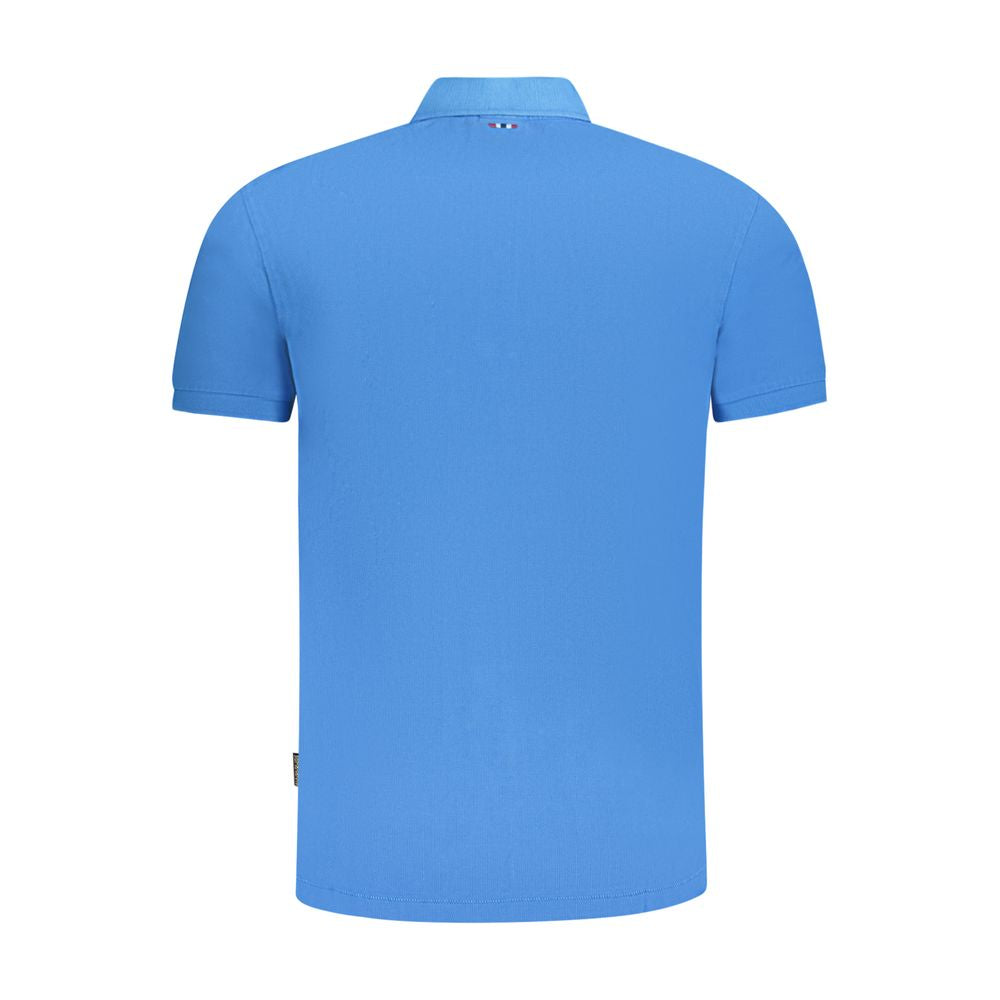 Polo Napapijri Bleu Coton Homme