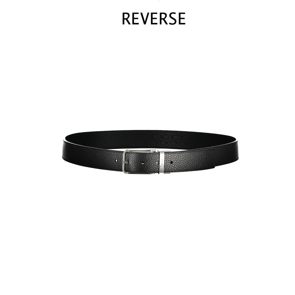 Ceinture homme Calvin Klein en polyester noir