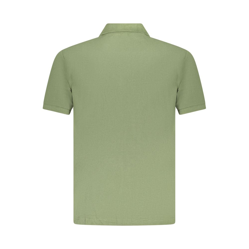 US Grand Polo Green Cotton Men Polo Shirt