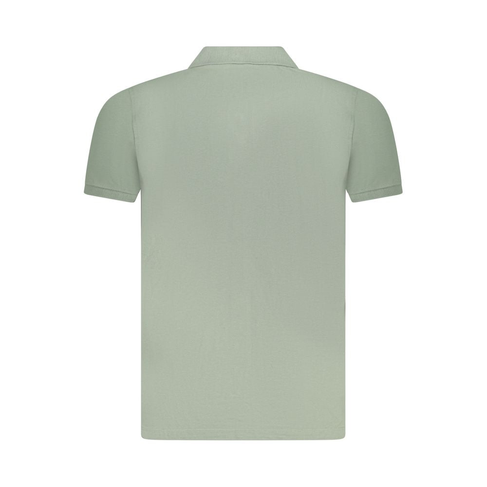 Polo homme en coton vert Norvège 1963