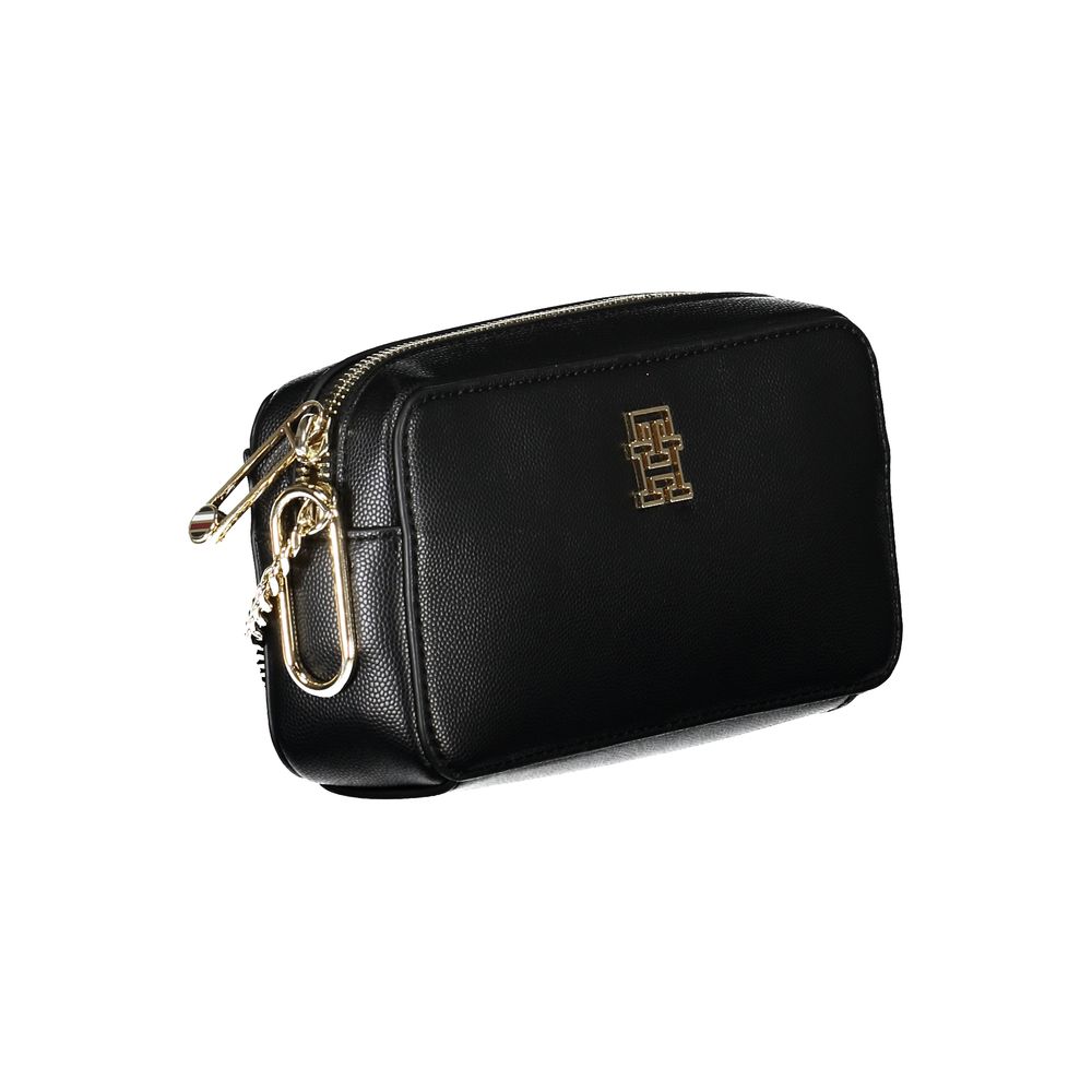 Tommy Hilfiger Black Polyethylene Handbag by Tommy Hilfiger