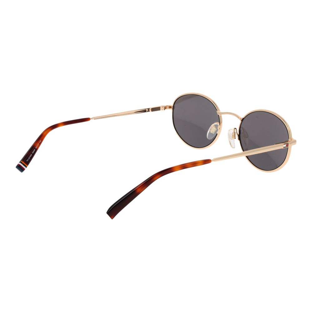 Lunettes de soleil unisexes dorées Tommy Hilfiger