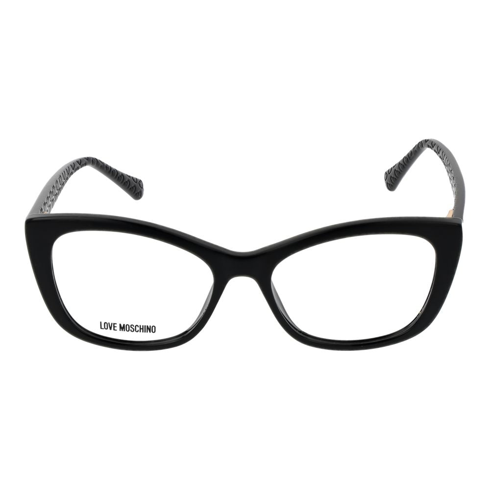 Montures optiques Love Moschino noires pour femmes