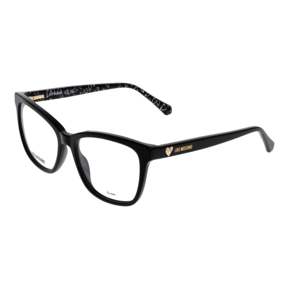 Montures optiques Love Moschino noires pour femmes