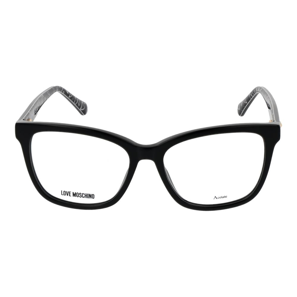 Montures optiques Love Moschino noires pour femmes