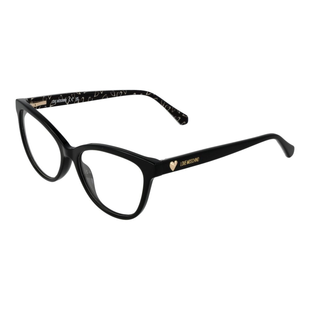 Montures optiques Love Moschino noires pour femmes