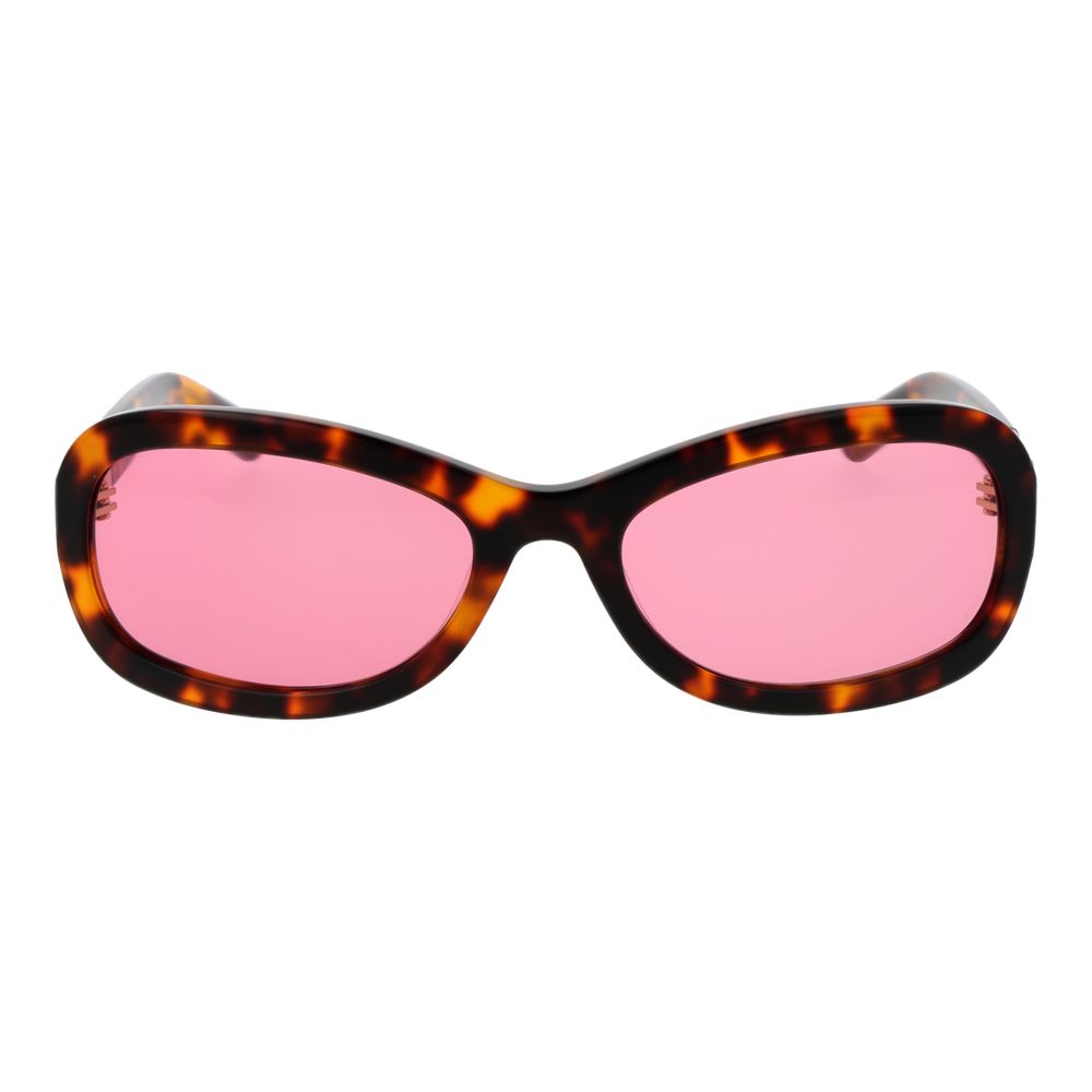 Lunettes de soleil unisexes marron GCDS
