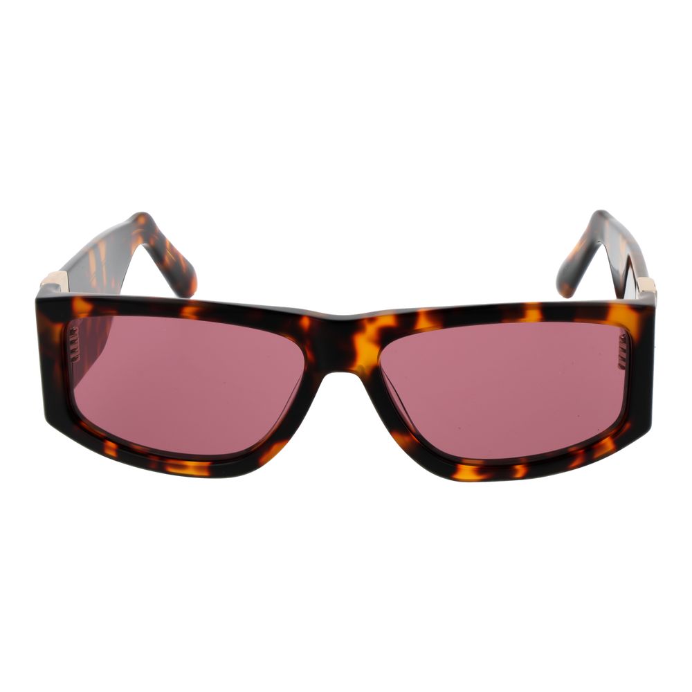 Lunettes de soleil unisexes marron GCDS