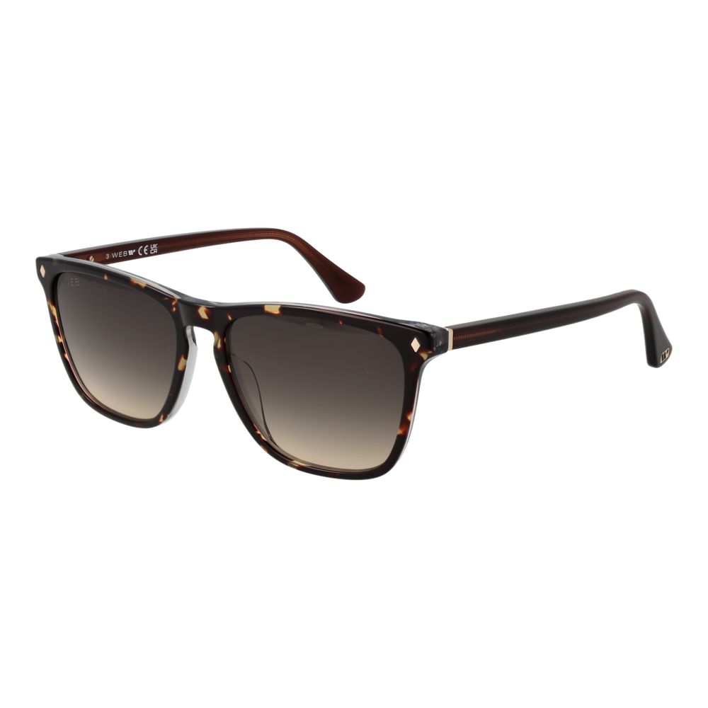 Lunettes de soleil marron pour homme