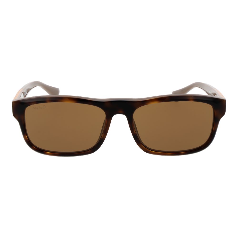 Lunettes de soleil marron pour homme