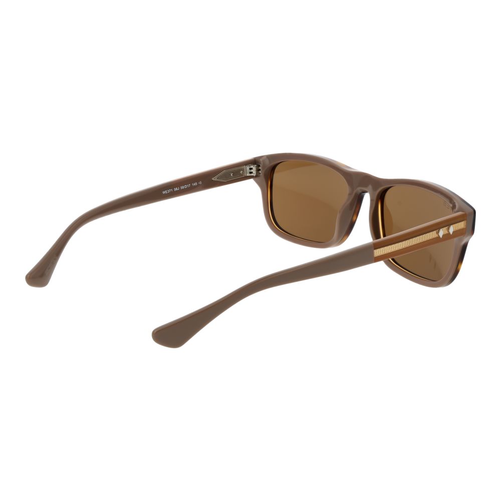 Lunettes de soleil marron pour homme