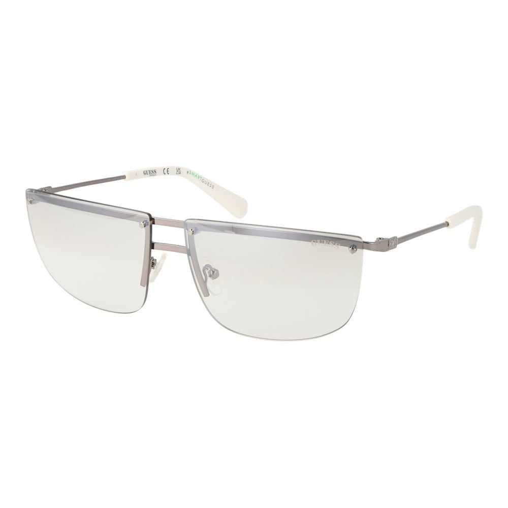 Lunettes de soleil unisexes Guess Silver