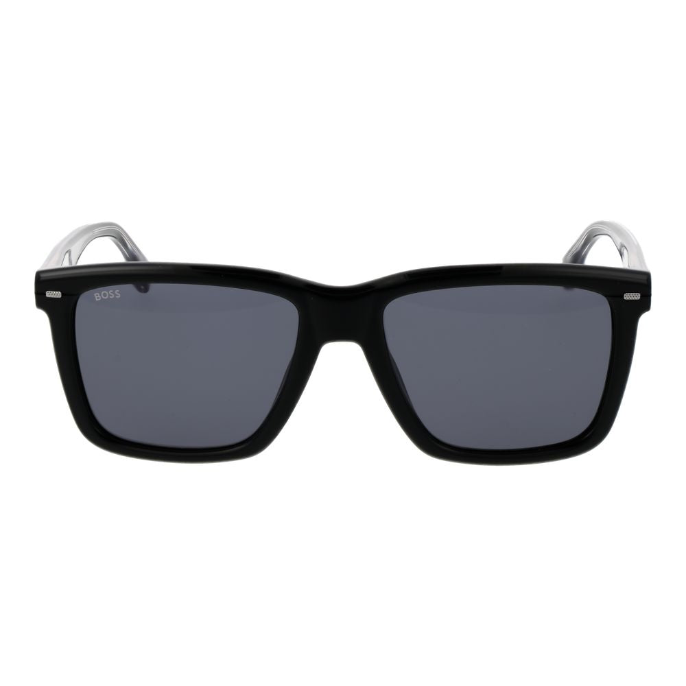 Lunettes de soleil noires Hugo Boss pour homme