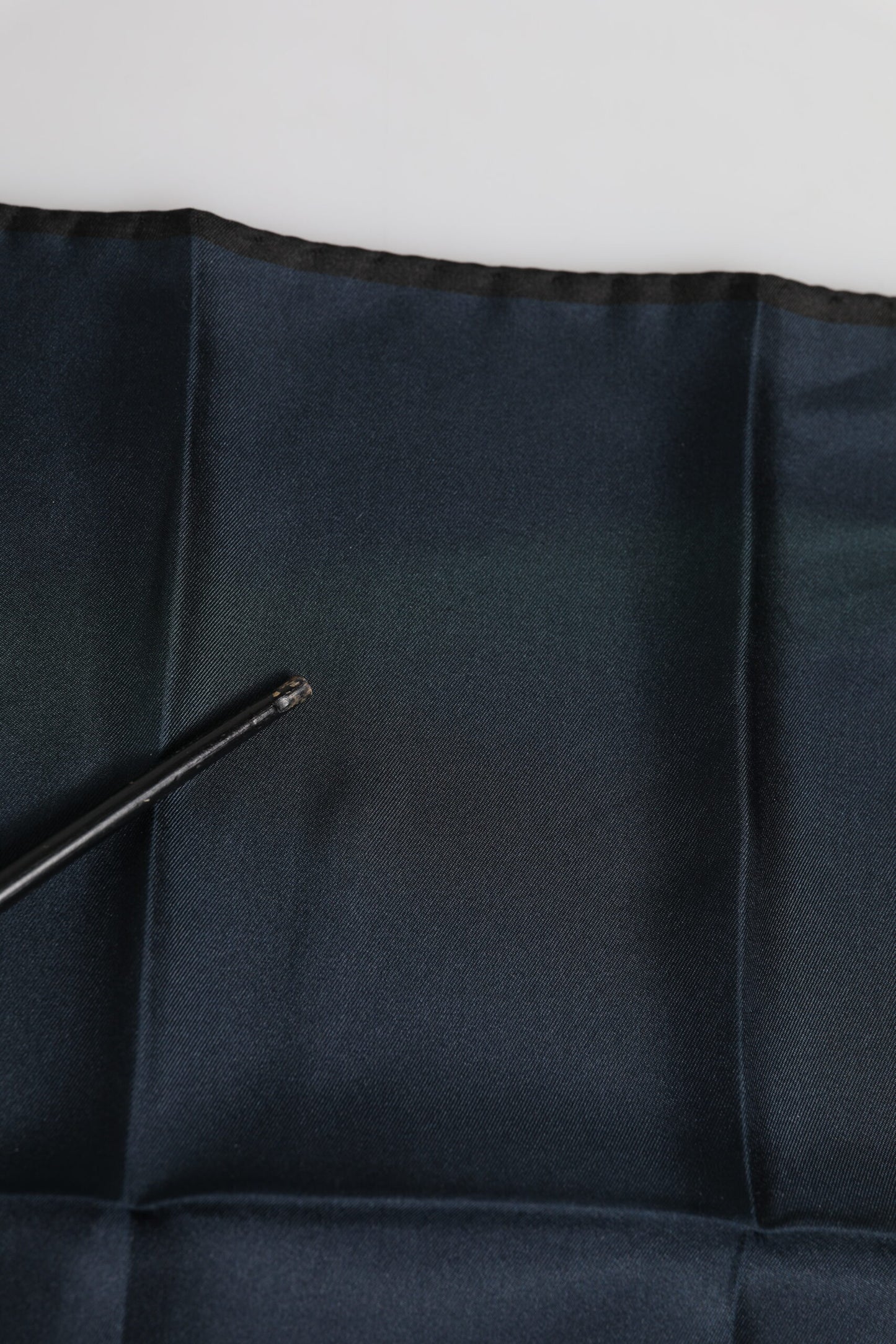 Foulard carré en soie bleu DG Crown pour homme Dolce & Gabbana