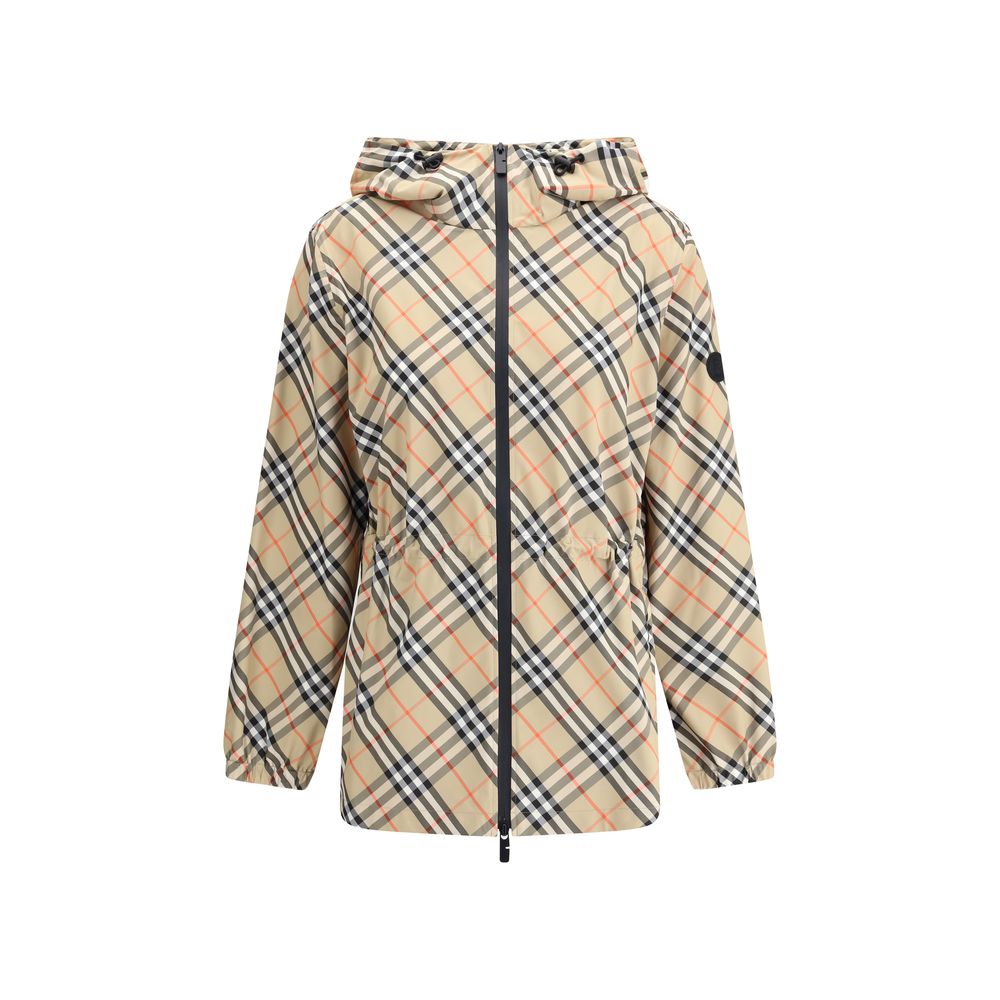 Veste à capuche à carreaux Burberry Archivio