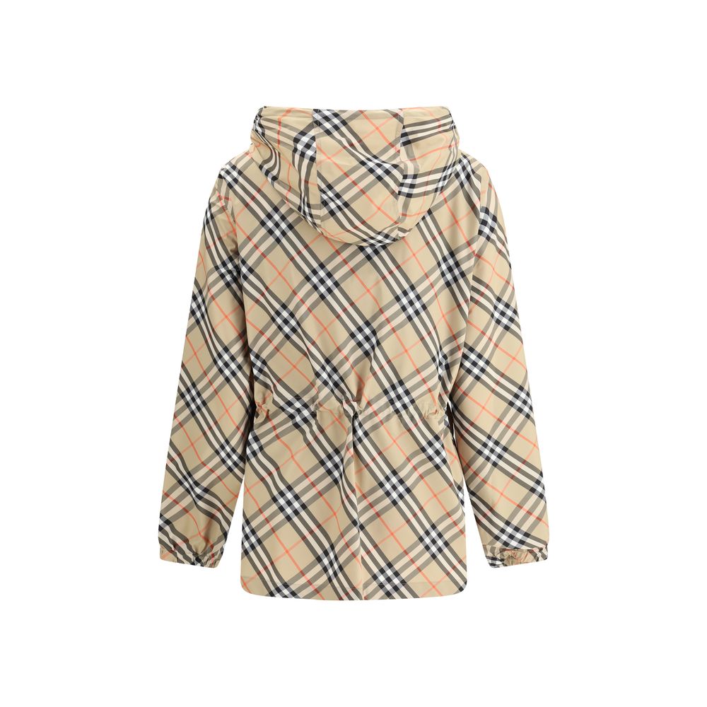 Veste à capuche à carreaux Burberry Archivio