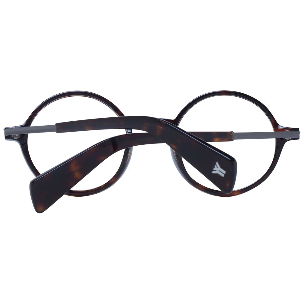 Yohji Yamamoto Brown Unisex Optical Frames by Yohji Yamamoto