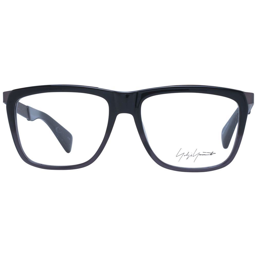 Montures optiques unisexes noires Yohji Yamamoto