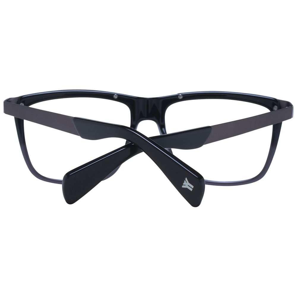 Montures optiques unisexes noires Yohji Yamamoto