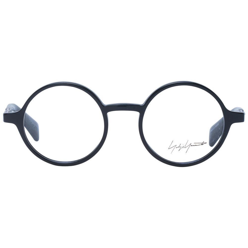 Montures optiques unisexes noires Yohji Yamamoto