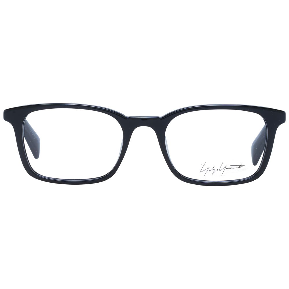 Montures optiques unisexes noires Yohji Yamamoto