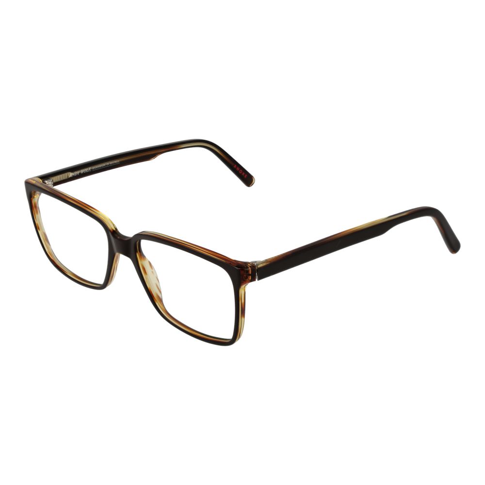 Montures optiques unisexes Andy Wolf Brown