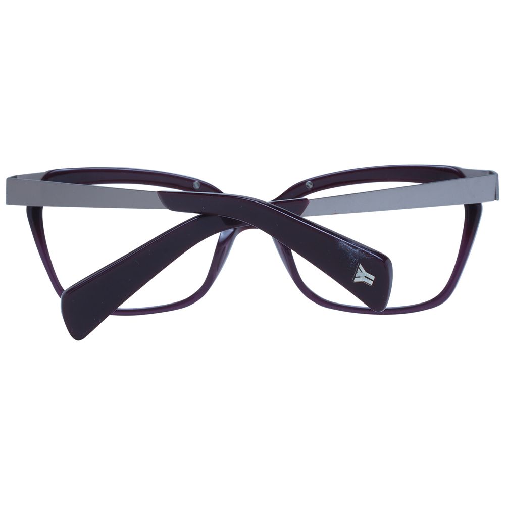 Montures de lunettes unisexes violettes Yohji Yamamoto