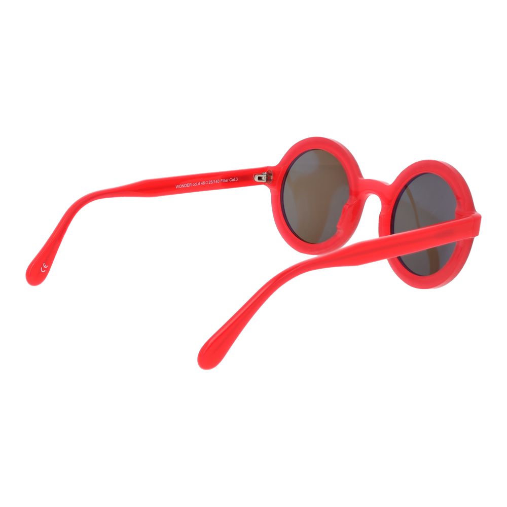 Lunettes de soleil unisexes rouges Andy Wolf