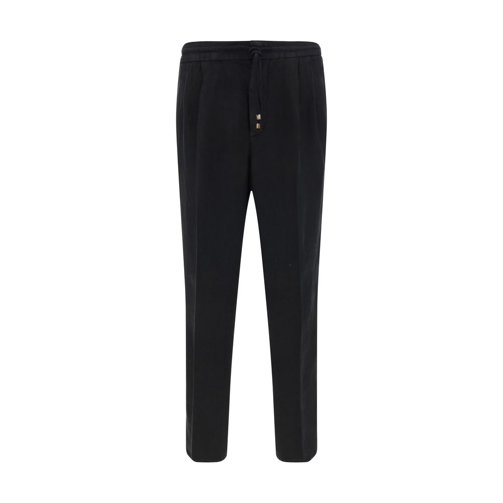 Brunello Cucinelli Linen Pants Elegant Fit For Summer