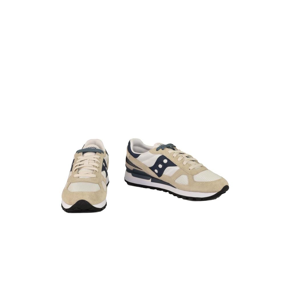 Baskets en cuir beige Saucony