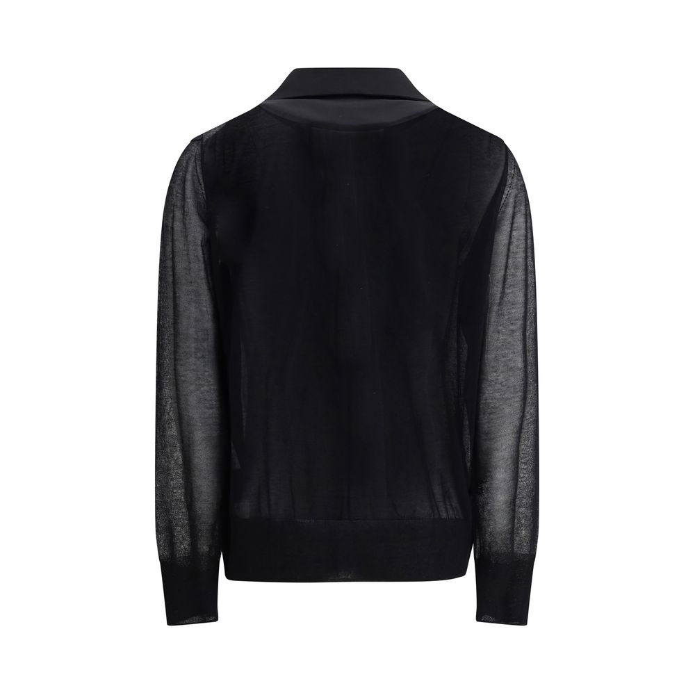 Veste blazer semi-transparente Sacai