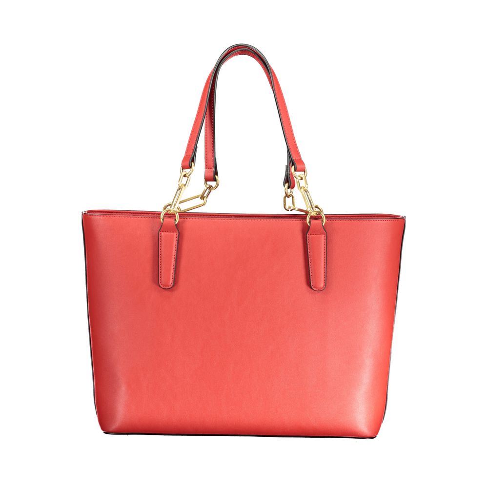 Mario Valentino Red Polyethylene Handbag by Mario Valentino