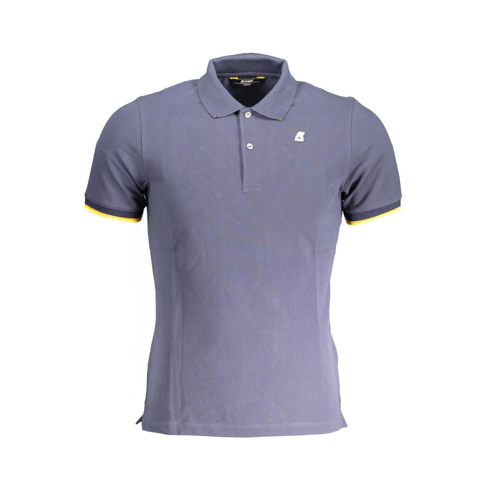 Polo en coton bleu K-WAY