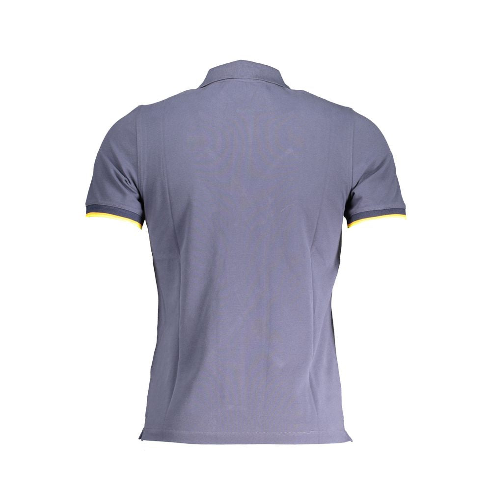 Polo en coton bleu K-WAY