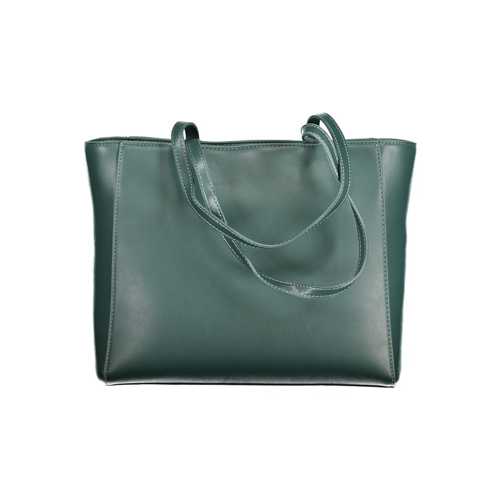 Mario Valentino Green Polyethylene Handbag by Mario Valentino