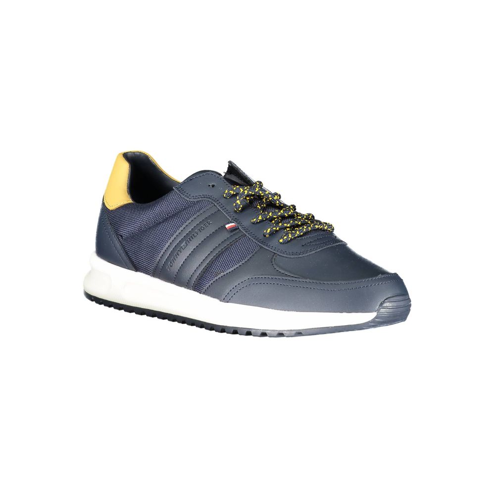 Tommy Hilfiger Blue Synthetic Sneaker by Tommy Hilfiger