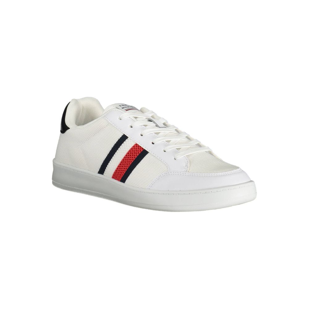 Tommy Hilfiger White Polyester Sneaker by Tommy Hilfiger