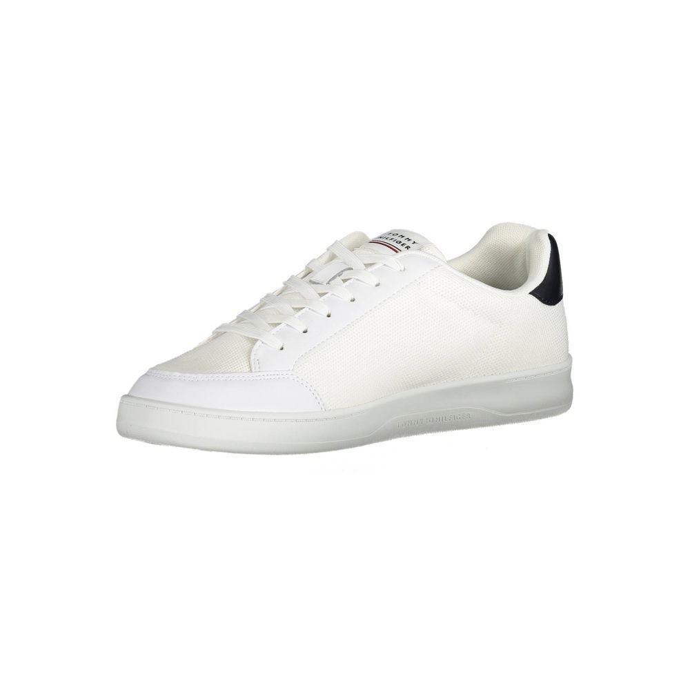 Tommy Hilfiger White Polyester Sneaker by Tommy Hilfiger
