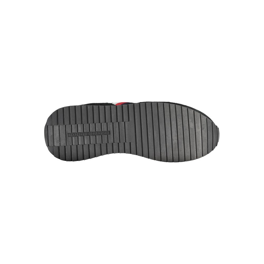 Tommy Hilfiger Black Polyester Sneaker by Tommy Hilfiger