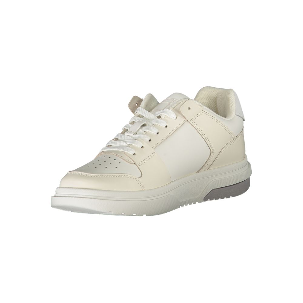 Tommy Hilfiger White Polyester Sneaker by Tommy Hilfiger